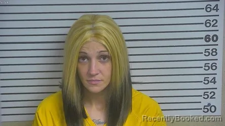 Mugshot of GAIEA LAEL CAGLE booked in Forrest County, Mississippi on July 13, 2026