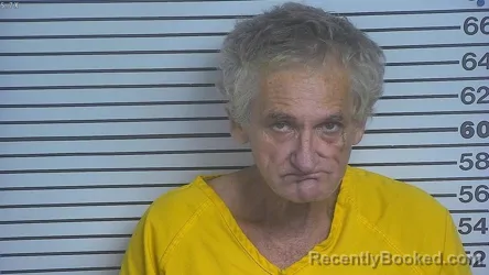 Mugshot of Garry Dean Hill booked in Forrest County, Mississippi on August 20, 2026