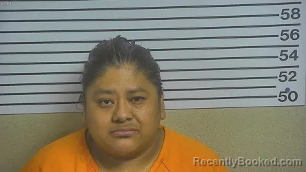 Mugshot of GRACIELA LUX booked in Forrest County, Mississippi on April 4, 2026