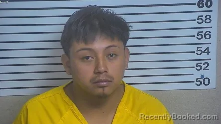 Mugshot of Ismal Alverez-Mendoza booked in Forrest County, Mississippi on July 22, 2026