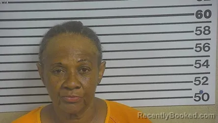 Mugshot of Janet Atkinson booked in Forrest County, Mississippi on March 31, 2026