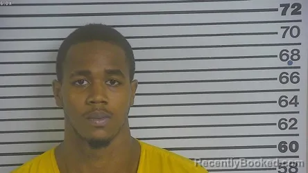 Mugshot of Jodavion Bryshon Barnes booked in Forrest County, Mississippi on August 19, 2026