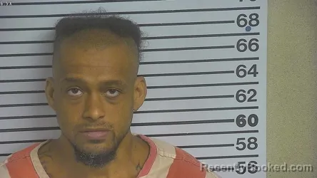 Mugshot of James Matthew Barnes booked in Forrest County, Mississippi on August 23, 2026