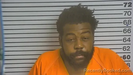 Mugshot of Jamarius Somajay Griffin booked in Forrest County, Mississippi on August 7, 2026