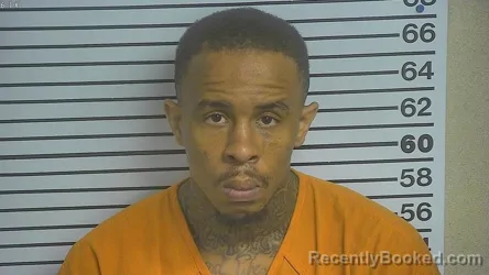 Mugshot of JALIN DANQUEZ HARRIS booked in Forrest County, Mississippi on May 17, 2026