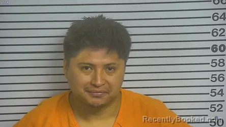 Mugshot of JAHIR JIMENEZ booked in Forrest County, Mississippi on July 24, 2026