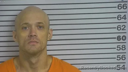 Mugshot of James Edward Martin booked in Forrest County, Mississippi on July 27, 2026