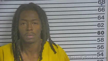Mugshot of Jashaun Tyjerran Oatis booked in Forrest County, Mississippi on October 23, 2026