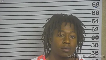 Mugshot of Jaquan Robins booked in Forrest County, Mississippi on April 2, 2026