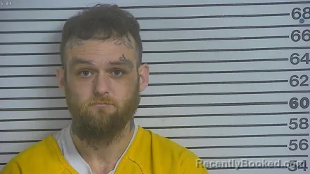 Mugshot of Joshua Brian Riley booked in Forrest County, Mississippi on September 4, 2026