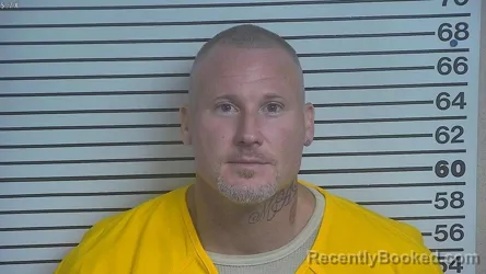 Mugshot of Justin Ryan Underwood booked in Forrest County, Mississippi on October 10, 2026