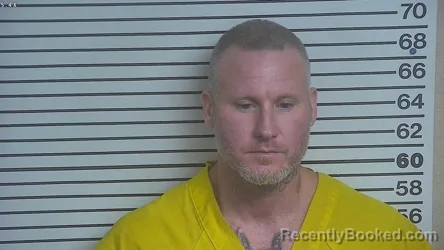 Mugshot of JUSTIN RYAN UNDERWOOD booked in Forrest County, Mississippi on May 26, 2026