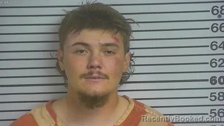 Mugshot of Jaden Gunnder Williamson booked in Forrest County, Mississippi on October 3, 2026