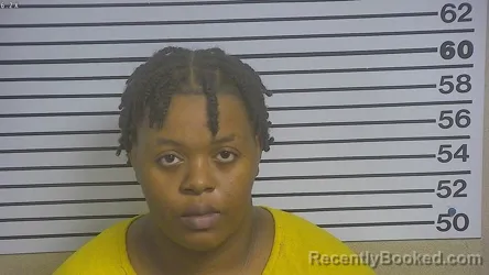 Mugshot of Jamyia Symone Wilson booked in Forrest County, Mississippi on July 27, 2026