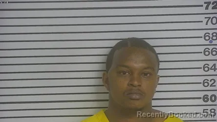 Mugshot of Joshua Jermaine Woodland booked in Forrest County, Mississippi on October 2, 2026