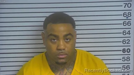Mugshot of JORDAN TEVON WOODS booked in Forrest County, Mississippi on July 12, 2026