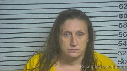 Mugshot of Kayla Renee Byrd booked in Forrest County, Mississippi on October 3, 2026