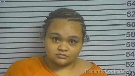Mugshot of Kayla Gooden booked in Forrest County, Mississippi on October 3, 2026