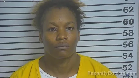 Mugshot of Kalena Charea Keys booked in Forrest County, Mississippi on May 22, 2026