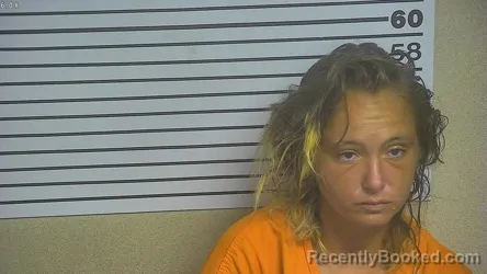 Mugshot of Kelly Nicole Miller booked in Forrest County, Mississippi on September 13, 2026