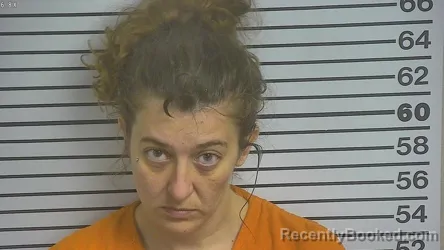 Mugshot of Kayli Nicole Smith booked in Forrest County, Mississippi on March 25, 2026