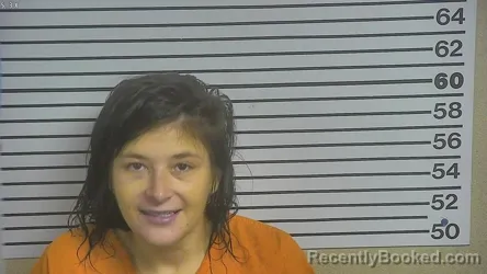 Mugshot of Kimberly Thompson booked in Forrest County, Mississippi on August 31, 2026