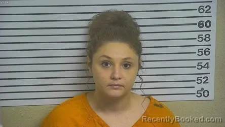 Mugshot of Karlie Bianca Upshaw booked in Forrest County, Mississippi on September 3, 2026