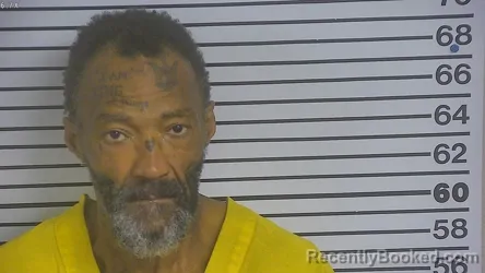 Mugshot of Lester Ray Brown booked in Forrest County, Mississippi on March 29, 2026