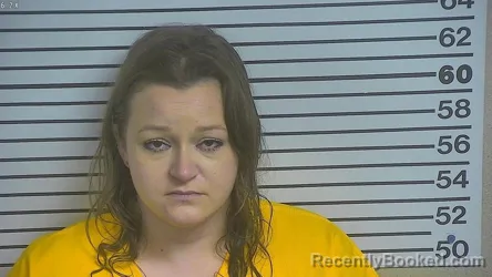 Mugshot of Lindsey Ann Cavaness booked in Forrest County, Mississippi on March 9, 2026