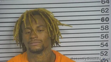 Mugshot of Lavante Deon Hamilton booked in Forrest County, Mississippi on March 25, 2026