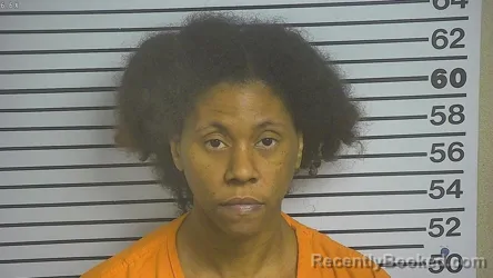 Mugshot of Leandra Michelle Landor booked in Forrest County, Mississippi on May 19, 2026