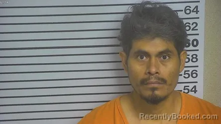 Mugshot of Lorenzo Martinez booked in Forrest County, Mississippi on July 17, 2026