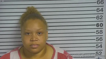 Mugshot of Laquita Presley booked in Forrest County, Mississippi on September 4, 2026