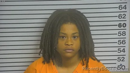 Mugshot of LONDON NEVA RUSSELL booked in Forrest County, Mississippi on July 18, 2026