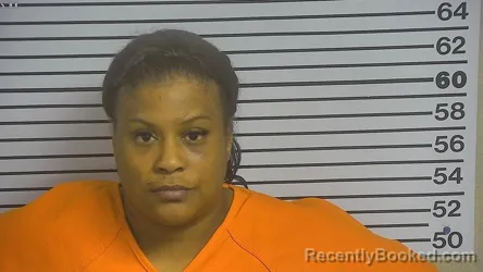 Mugshot of Lovie Charelle Russell booked in Forrest County, Mississippi on March 29, 2026