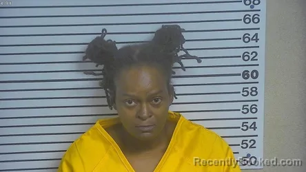 Mugshot of LAKISHA RICHARDS booked in Forrest County, Mississippi on July 14, 2026