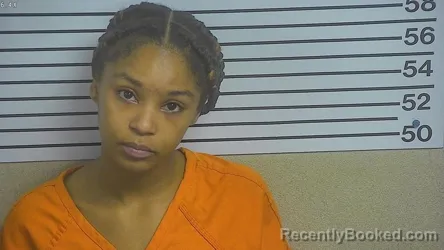 Mugshot of Mariyah Bryant booked in Forrest County, Mississippi on June 24, 2026