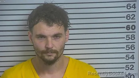 Mugshot of MATTHEW JAMES BRUCE booked in Forrest County, Mississippi on May 4, 2026