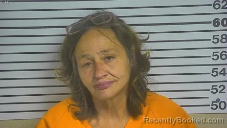 Mugshot of MONICA LYNN EVANS booked in Forrest County, Mississippi on March 30, 2026