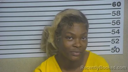 Mugshot of MIKAYLAH SHARNEIZZ GIBSON booked in Forrest County, Mississippi on May 20, 2026