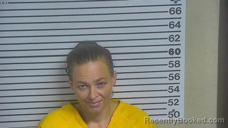 Mugshot of MELISSA INEZ STRINGER HERNANDEZ booked in Forrest County, Mississippi on July 6, 2026