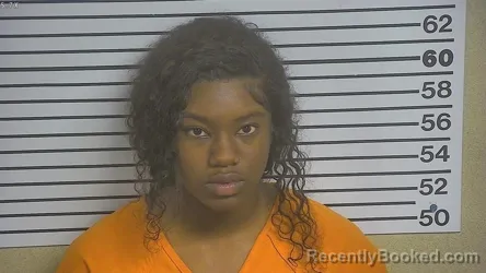 Mugshot of Mekiyah Pate booked in Forrest County, Mississippi on March 23, 2026