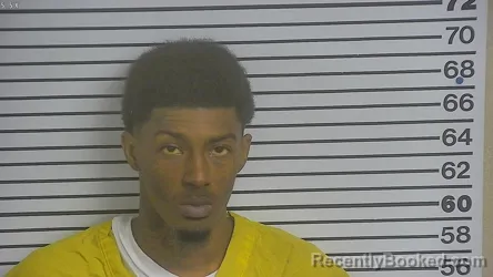 Mugshot of MONTRELL MALIK QUINN booked in Forrest County, Mississippi on July 7, 2026