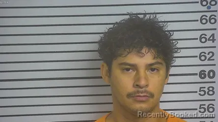 Mugshot of Miguel Amando Sarinana-Paez booked in Forrest County, Mississippi on July 26, 2026