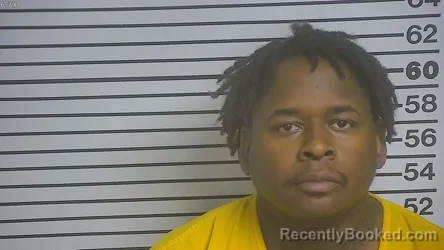 Mugshot of Markeith DESHAWN Simmons booked in Forrest County, Mississippi on June 23, 2026