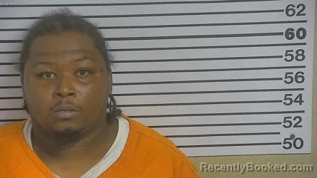 Mugshot of MARCUS CORDARIA SHARKEY booked in Forrest County, Mississippi on May 31, 2026