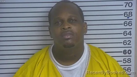Mugshot of Marcus Deandre Sanders booked in Forrest County, Mississippi on September 11, 2026