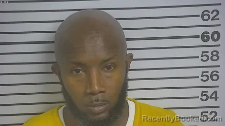 Mugshot of Michael Bernard Shanks booked in Forrest County, Mississippi on August 7, 2026