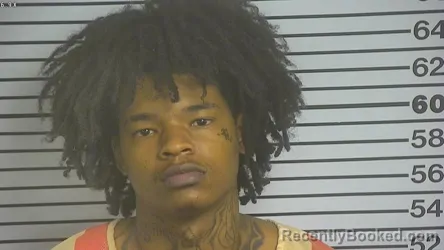 Mugshot of Oterrian Datrell Polk booked in Forrest County, Mississippi on September 4, 2026