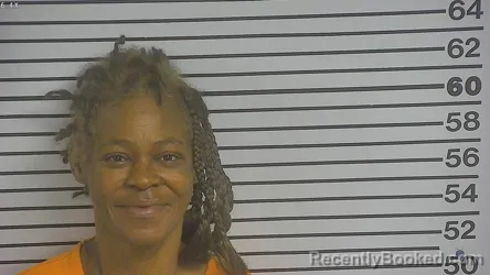 Mugshot of Patricia ANN Gales booked in Forrest County, Mississippi on June 23, 2026